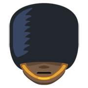 💂🏿‍♂️ Emoji Guarda Homem: Pele Escura na Facebook 2.1.