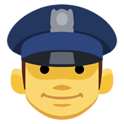 Émoji 👮‍♂️ Policier sur Facebook 2.1.