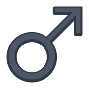 Emoji ♂️ Simbolo Genere Maschile su Facebook 2.1.