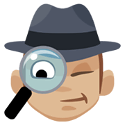 🕵🏼‍♂️ Emoji Detektiv: mittelhelle Hautfarbe Facebook 2.1.