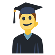 Emoji 👨‍🎓 Studente su Facebook 2.1.