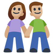 Emoji 👫🏼 Uomo E Donna Che Si Tengono Per Mano: Carnagione Abbastanza Chiara su Facebook 2.1.
