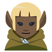 🧝🏿‍♂️ Emoji Elf: dunkle Hautfarbe Facebook 2.1.