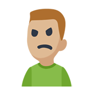🙍🏼‍♂️ Emoji Hombre Frunciendo El Ceño: Tono De Piel Claro Medio en Facebook 2.1.