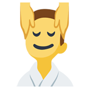 Emoji 💆‍♂️ Uomo Che Riceve Un Massaggio su Facebook 2.1.