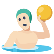 🤽🏻‍♂️ Emoji Hombre Jugando Al Waterpolo: Tono De Piel Claro en Facebook 2.1.