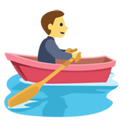 Emoji 🚣‍♂️ Uomo In Barca A Remi su Facebook 2.1.