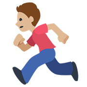 🏃🏼‍♂️ Emoji Hombre Corriendo: Tono De Piel Claro Medio en Facebook 2.1.