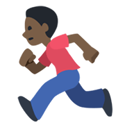 🏃🏿‍♂️ Emoji Hombre Corriendo: Tono De Piel Oscuro en Facebook 2.1.