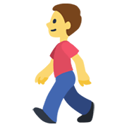 Emoji 🚶‍♂️ Uomo Che Cammina su Facebook 2.1.