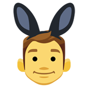 👯‍♂️ Emoji Männer mit Hasenohren Facebook 2.1.