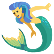 Émoji 🧜 Créature Aquatique sur Facebook 2.1.