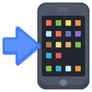 Emoji 📲 Telefono Cellulare Con Freccia su Facebook 2.1.