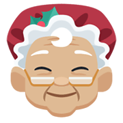 Emoji 🤶🏼 Mamma Natale: Carnagione Abbastanza Chiara su Facebook 2.1.