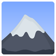 Emoji 🗻 Monte Fuji su Facebook 2.1.