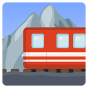 🚞 Emoji Ferrocarril De Montaña en Facebook 2.1.