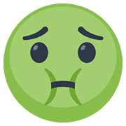 Emoji 🤢 Faccina Nauseata su Facebook 2.1.