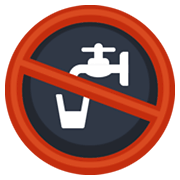 Emoji 🚱 Simbolo Di Acqua Non Potabile su Facebook 2.1.