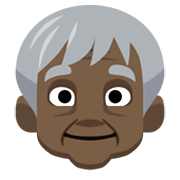 🧓🏿 Emoji Persona Adulta Madura: Tono De Piel Oscuro en Facebook 2.1.