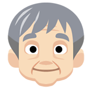 Emoji 🧓🏻 Adulto Anziano: Carnagione Chiara su Facebook 2.1.