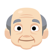 Emoji 👴🏻 Uomo Anziano: Carnagione Chiara su Facebook 2.1.