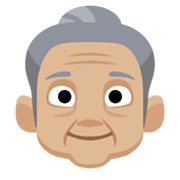 👵🏼 Emoji Anciana: Tono De Piel Claro Medio en Facebook 2.1.