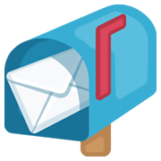 📬 Emoji offener Briefkasten mit Post Facebook 2.1.