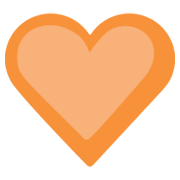 🧡 Emoji Corazón Naranja en Facebook 2.1.