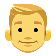 Emoji 👱 Persona Bionda su Facebook 2.1.