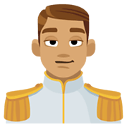 🤴🏽 Emoji Príncipe: Tono De Piel Medio en Facebook 2.1.