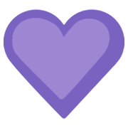 Emoji 💜 Cuore Viola su Facebook 2.1.