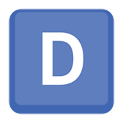 Emoji 🇩 Lettera simbolo indicatore regionale D su Facebook 2.1.