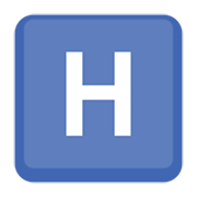 Emoji 🇭 Lettera simbolo indicatore regionale H su Facebook 2.1.