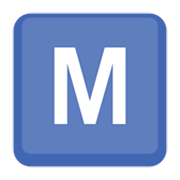 Emoji 🇲 Lettera simbolo indicatore regionale M su Facebook 2.1.
