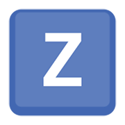 Emoji 🇿 Lettera simbolo indicatore regionale Z su Facebook 2.1.
