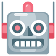 Emoji 🤖 Faccina Di Robot su Facebook 2.1.