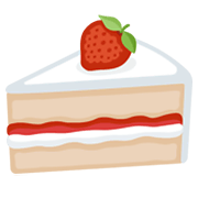 Émoji 🍰 Gâteau Sablé sur Facebook 2.1.