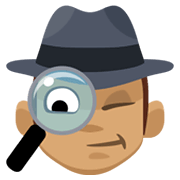 Emoji 🕵🏽 Detective: Carnagione Olivastra su Facebook 2.1.