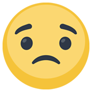 🙁 Emoji Cara Con El Ceño Ligeramente Fruncido en Facebook 2.1.