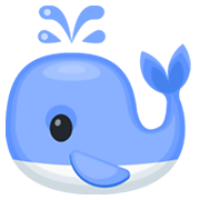Emoji 🐳 Balena Che Spruzza Acqua su Facebook 2.1.