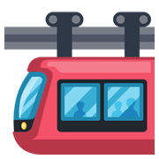 Émoji 🚟 Train Suspendu sur Facebook 2.1.