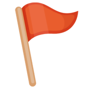 Emoji 🚩 Bandierina Rossa su Facebook 2.1.