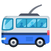 Émoji 🚎 Trolleybus sur Facebook 2.1.