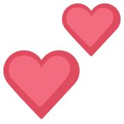 💕 Emoji zwei Herzen Facebook 2.1.