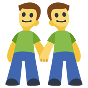 👬 Emoji händchenhaltende Männer Facebook 2.1.