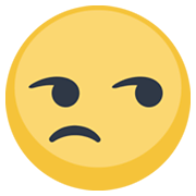 Emoji 😒 Faccina Contrariata su Facebook 2.1.