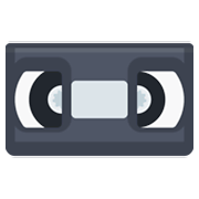 Emoji 📼 Videocassetta su Facebook 2.1.