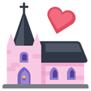 Emoji 💒 Chiesa Per Matrimonio su Facebook 2.1.