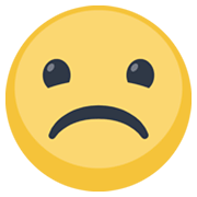 Emoji ☹️ Faccina Imbronciata su Facebook 2.1.