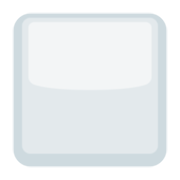 Emoji ⬜ Quadrato Bianco Grande su Facebook 2.1.